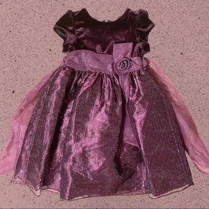 Girl’s Plum Flower Dress - Size 5